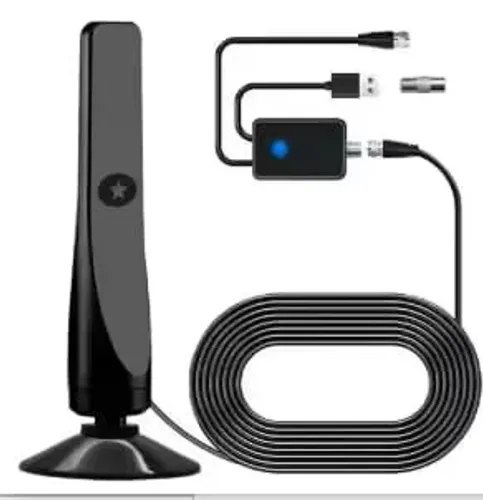 Antena interna com design exclusivo para TV digital , interna e externa , alta recepção.