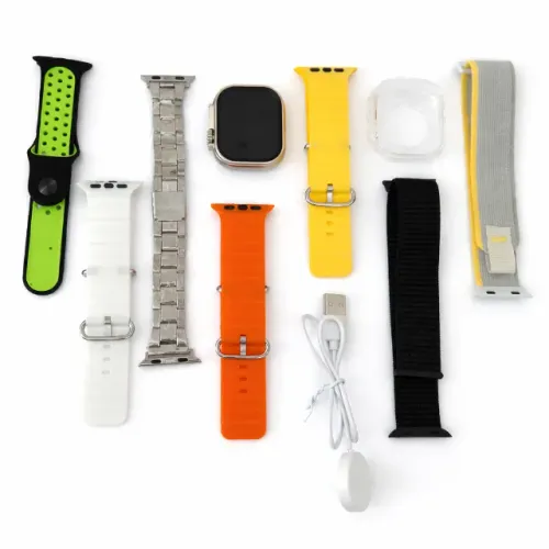 Smartwatch Serie 9 com 7 Pulseiras + Capa Protetora - PROMOÇÃO
