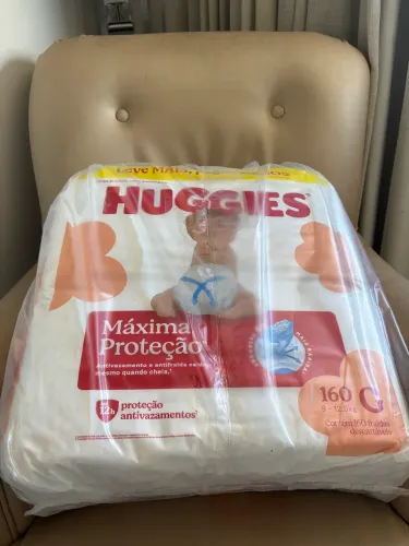 Fralda huggies G 160 un. Fita