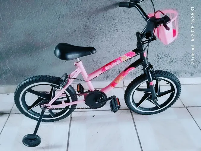 Linda bicicleta aro 16