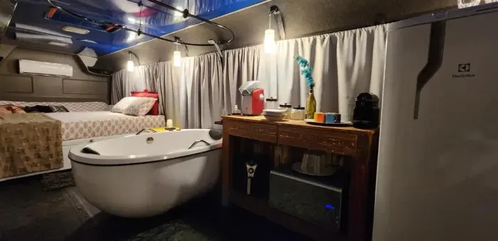 Suíte Onibus - Estilo MotorHome Estacionário