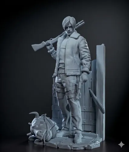 Figure Leon Resident Evil IV
