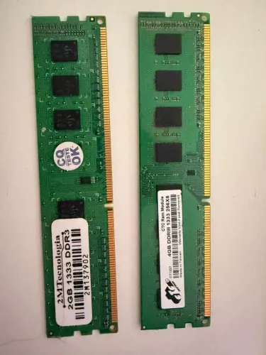 Pentes de memoria um de 2gb e o outro de 4gb