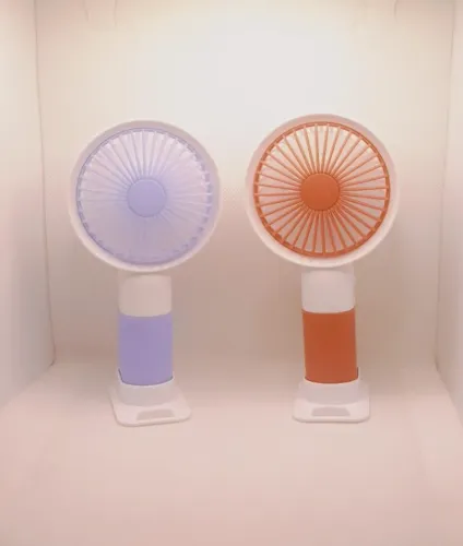 Mini ventilador portátil com suporte para celular