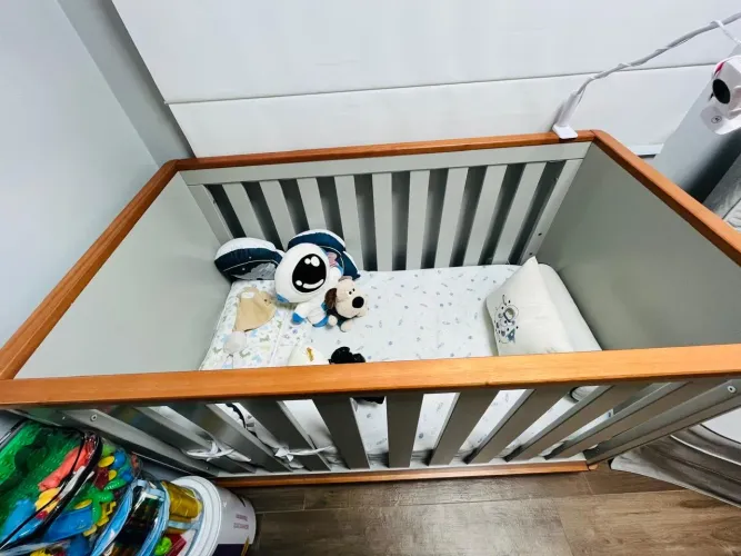 Berço 2 em 1 (Berço e Mini Cama) - Ref. Sominiare LM 2112