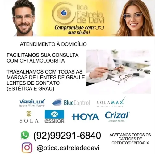 Atendimento de ótica 