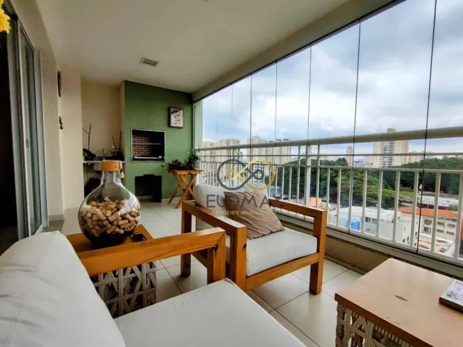 Apartamento no centro de Guarulhos com varanda gourmet e 2 vagas