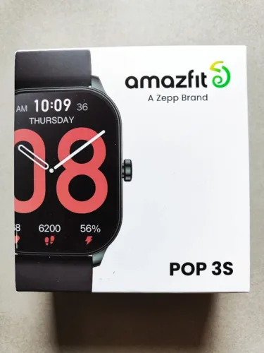 Amazfit Pop 3S smartwatch mod. A2318, novo, lacrado.