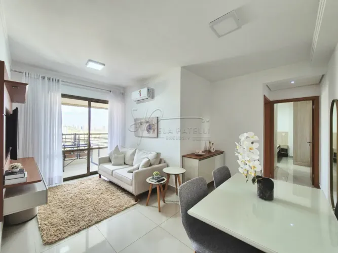 Apartamento mobiliado de 81m² com 02 suítes para locação - Nova Aliança
