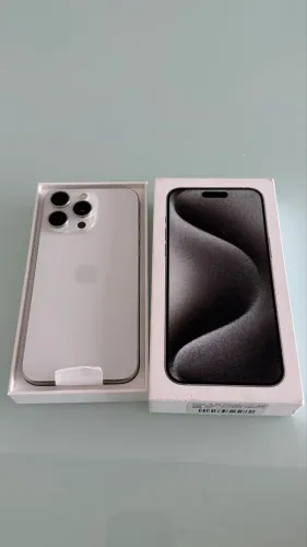 iPhone 15 Pro Max titânio branco 1TB 1 Terabyte Apple Anatel Muito novo! Não é 256GB 512GB