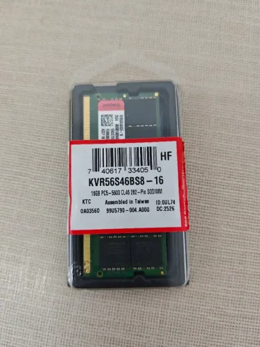 Memória Ram 16gb Kingston DDR5 Notebooks