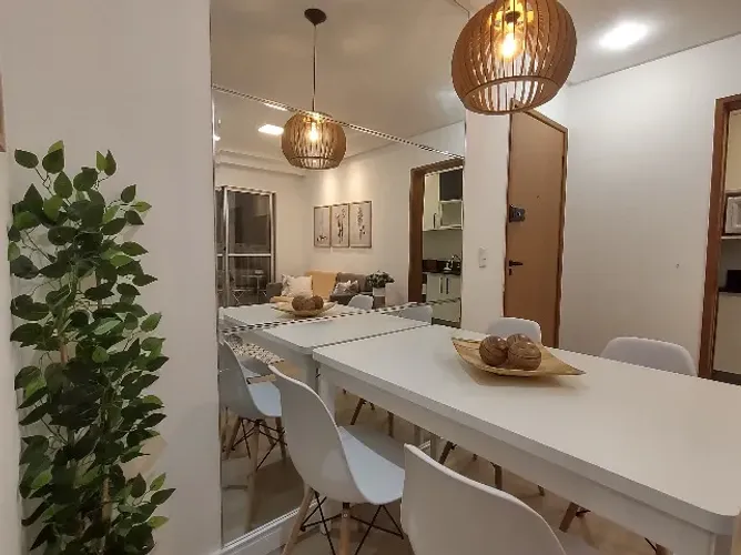 ALUGO ACONCHEGANTE APTO 2 QUARTOS MOBILIADO EM JARDIM CAMBURI