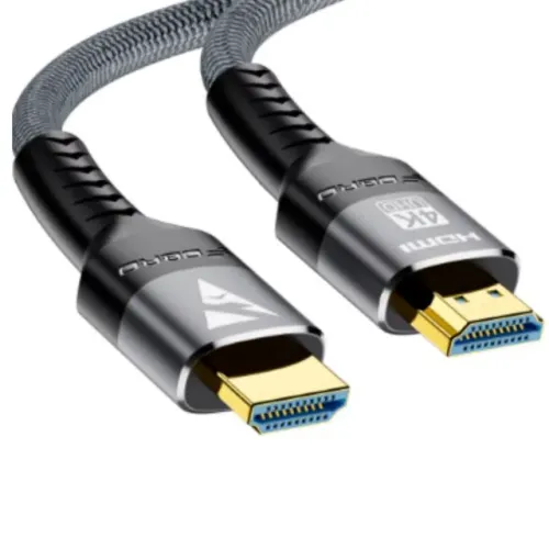 Cabo HDMI 2.1 4k 3 metros trançado 120Hz de alta velocidade reforçado - Entrega grátis