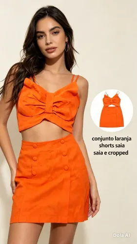 Conjunto laranja