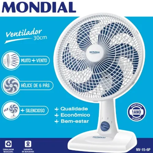 Ventilador Mondial 30cm