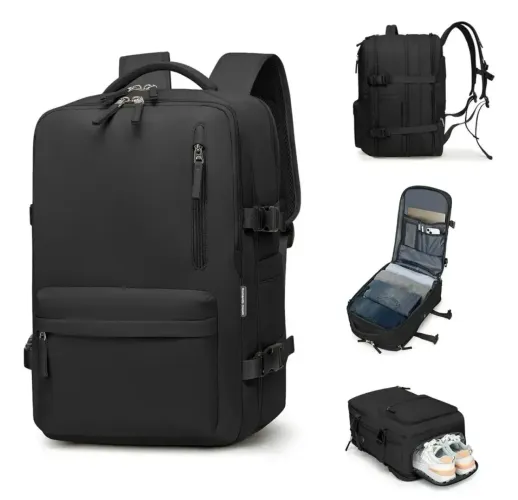 Mochila Grande de Viagem e Notebook - Nova, Nunca Usada
