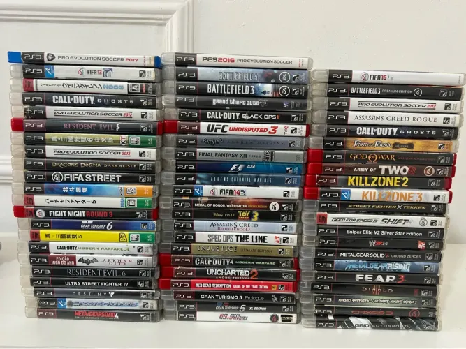 Coleção jogos de ps3 