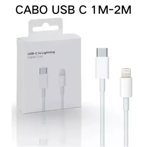 Cabo Para iPhone 20W Turbo 1M PD Apple Lightning Tipo C Usb-c ipad Macbook
