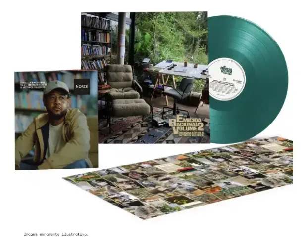 Kit Vinil Emicida Racional Vol. 2 Verde Revista Noize