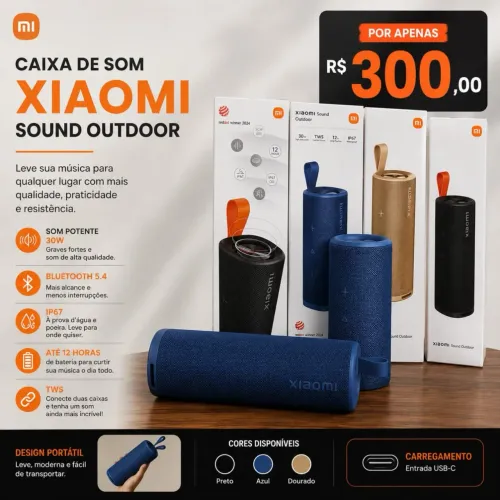 Caixa de som xaiomi original