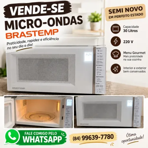 vendo microondas semi novo 