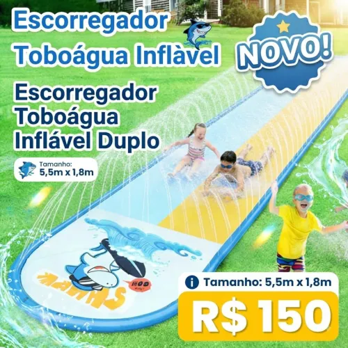 Escorregador inflável 