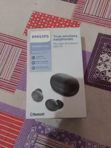 Fone De Ouvido Sem Fio Philips 1000 Series TAT1235 Cor Preto