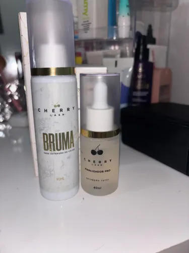 Kit extensão de cílios - Bruma + Finalizador pro da Cherry Lash