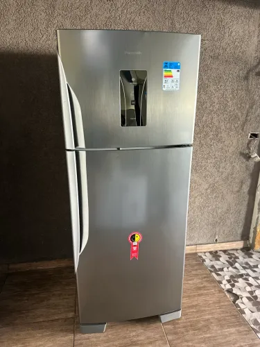Geladeira inox top