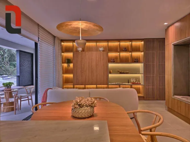 Amaro Apto Decorado 116m² 3 quartos, sacada gourmet e 2 vagas no Alto da XV