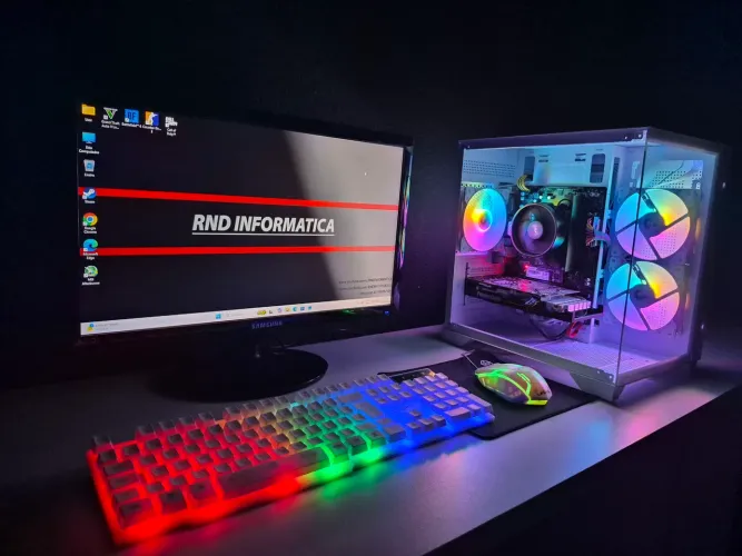 Pc gamer completo ryzen 5 4600g RX 5500xt warzone com garantia