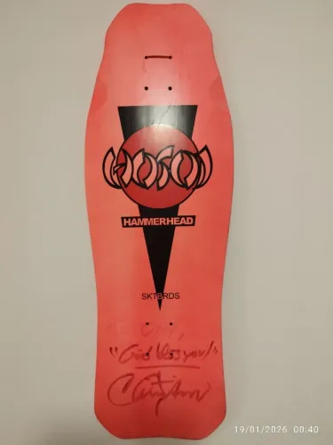 SHAPE HAMMERHEAD AUTOGRAFADO CHRISTIAN HOSOI / CHRISTIAN HOSOI AUTOGRAPHED SHAPE