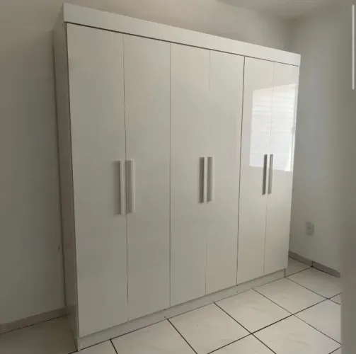 Guarda-Roupa Casal Clean Premium 6 Portas