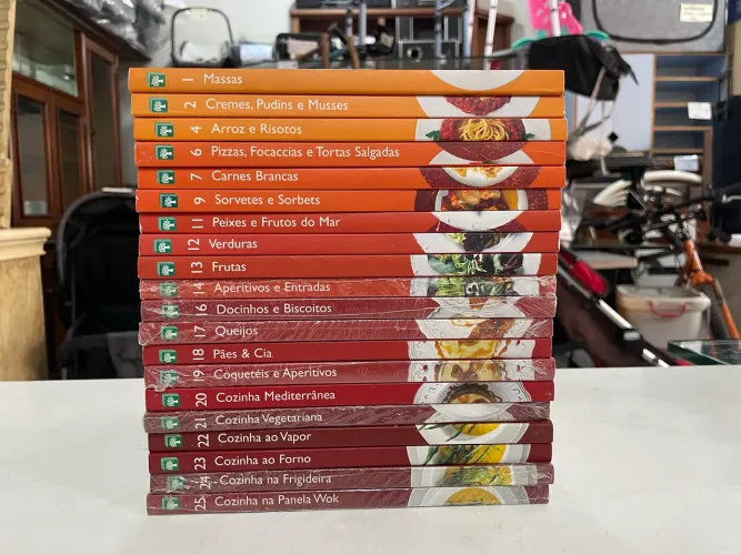 Livro Coleção A Grande Cozinha 20 Volumes Editora Abril