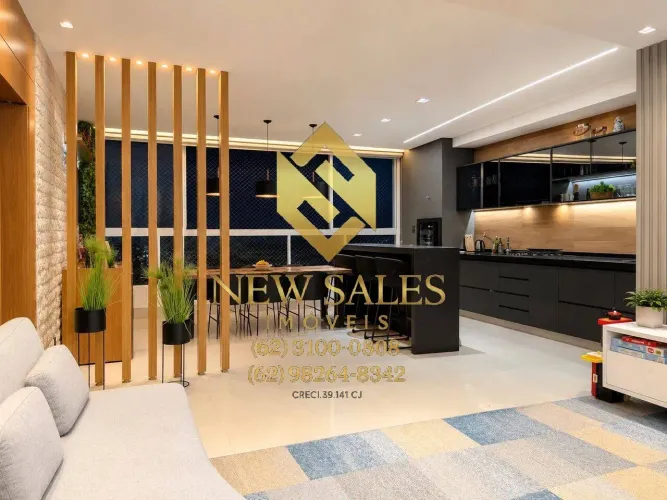 Apartamento- 3 quartos, 2 suítes, 2 vagas, 106m²- Jardim Atlântico