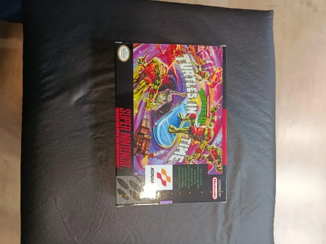 Caixa Repro de SNES Turtles in Time