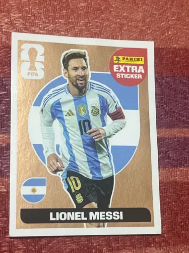 Figurinha do messi extra sticker Bronze