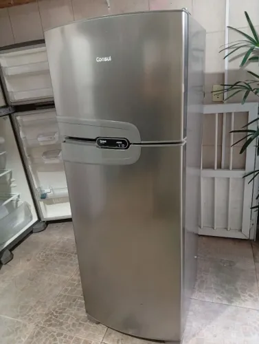 Geladeira Consul fross free voltagem 220 inox valor 999 reais com entrega