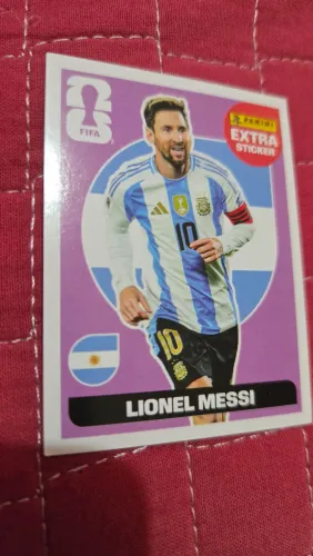 Figurinha roxa lendária do Messi legends