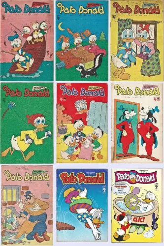 Pato Donald do nº 980 ao nº 1871 (Abril) [1970-1990] preço unitário c/ *frete incluso.