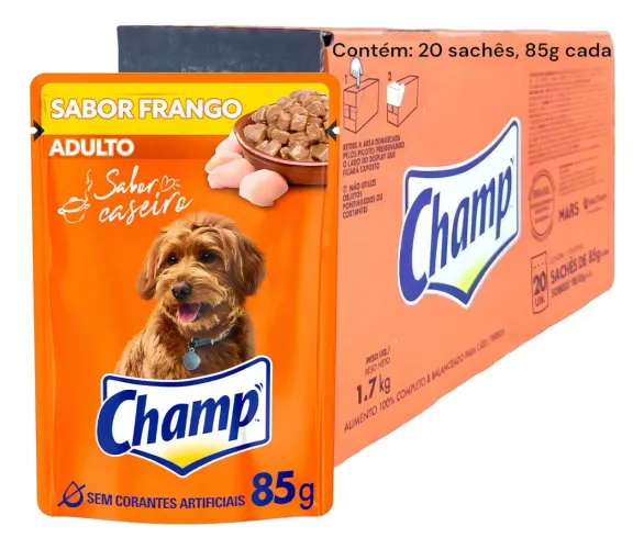 Sachê Champ promoção 