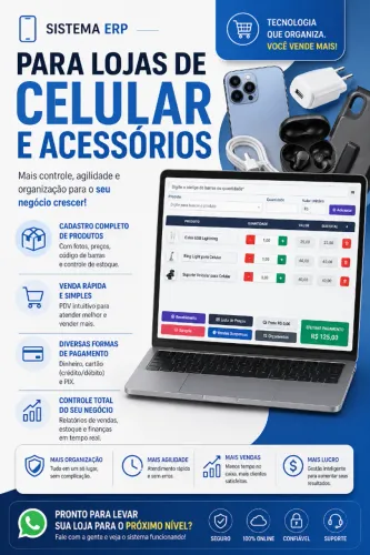 Sistema para Lojas de Celular e Acessórios 
