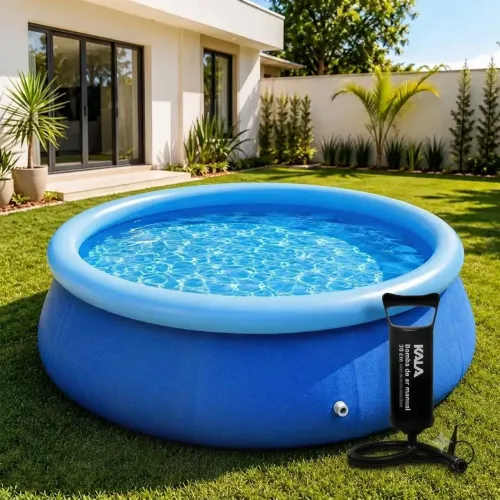 Piscina 2.592 mil litros, Acompanha O Infladora da Borda