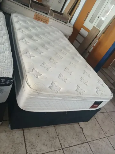 Cama box viuvão molas ensacandas bambú 