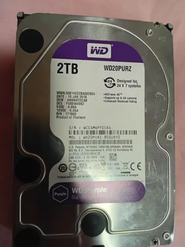 HD SATA 2TB Western Digital Purple