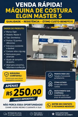 Máquina de costura