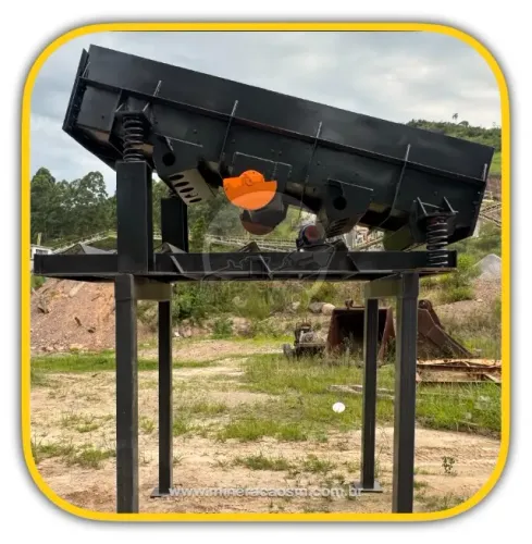 Peneira Vibratória de corte, 3,0 X 1,0 m