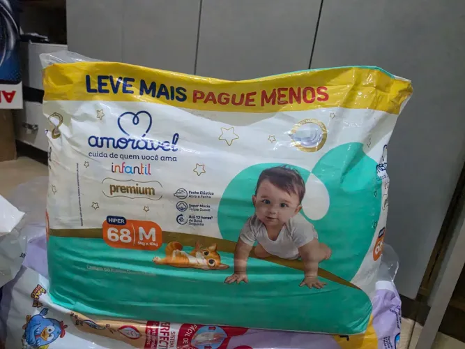 Fralda tamanho M