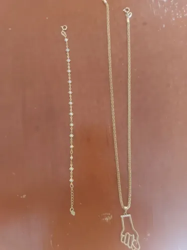Vendo cordão e pulseira magoold