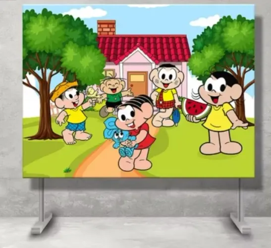 Painel Aniversário Turma da Mônica 